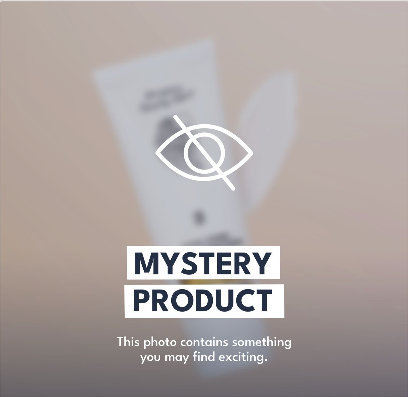 NEW: Mystery Product 250ml/9oz