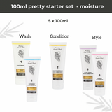 Curly Girl Method Starter set - Moisture (5x100ml)