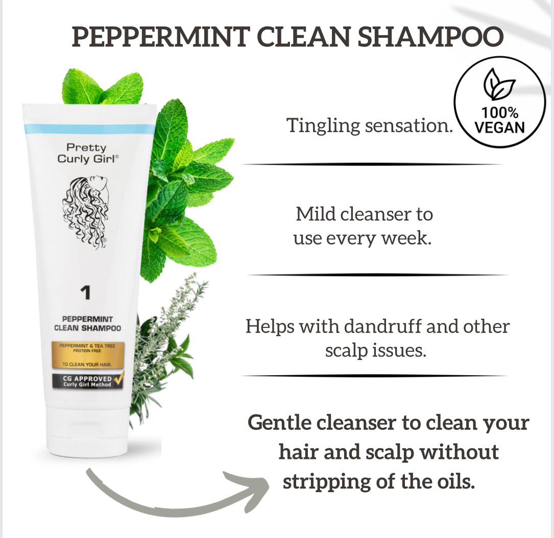 Peppermint Clean Shampoo 100ml Tube