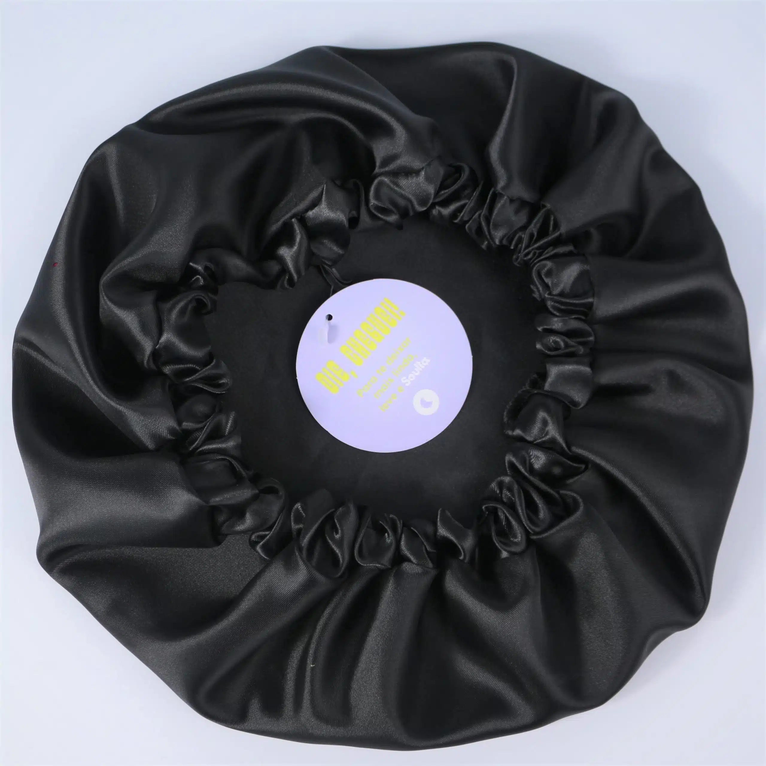 Soulta Satin Bonnet Schwarz