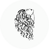 logo of Pretty Curly Girl Products - Curly Girl Method